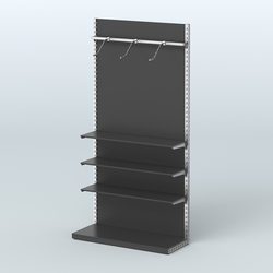 Система ЭЛЕГАНТ с ДСП №4 (1200 мм), Черный