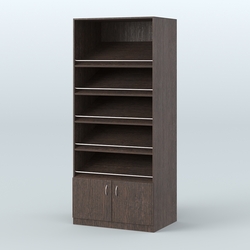 Стеллаж из ДСП для хлеба, Дуб Венге