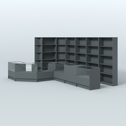 Торговый Островок "Эконом" №8 (13, 6 кв.м), Темно-Серый