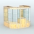 Павильон из профиля пристенный №3а ( 4,32 кв. м) Дуб Золотистый