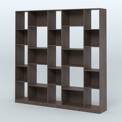 Стеллаж из ДСП серии ЛОФТ №17-1, Дуб Венге