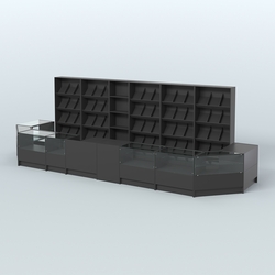 Торговый Островок "Эконом" №6 (12, 6 кв.м), Черный