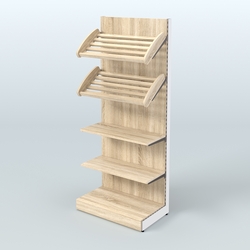 Стеллаж для хлеба и выпечки с полками - корзинами Феникс №12, Дуб сонома