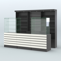 Торговая точка для чая, кофе и выпечки №13, Черный + Белый