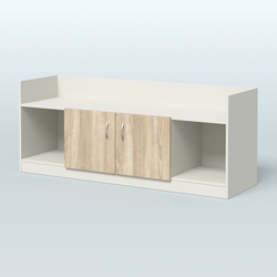 Тумба Виенсо, Белый + Дуб Сонома