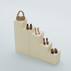 Демо-стенд Ступени-Лестница №4, Крем Вайс