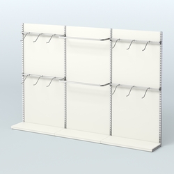 Система ЭЛЕГАНТ №2 пристенная с ДСП (3600 мм), Белый