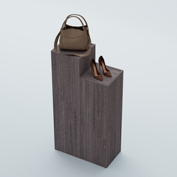 Демо-стенд Ступени-Лестница №1, Ясень Анкор темный