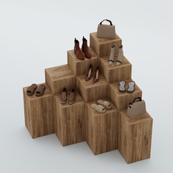 Демо-стенд Ступени-Шаг №4, Дуб Канзас коричневый