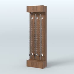 Стенд из ДСП с подсветкой для продажи очков №1 (З/Д), Орех