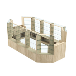 Торговый островок в центр зала ГРАЦИЯ №4 (открытый) (8, 55 кв.м), Дуб сонома