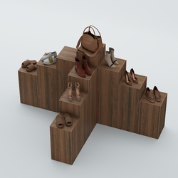 Демо-стенд Ступени Т-обр №3, Орех