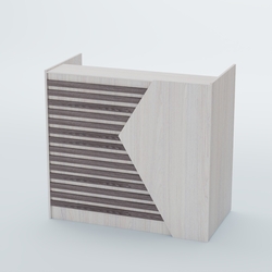 Ресепшен граунд №6Б, Ясень Анкор светлый + Ясень Анкор темный