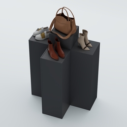 Демо-стенд Ступени Т-обр №1, Антрацит