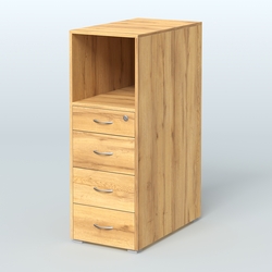 Тумба высокая Стандарт, Дуб Золотистый