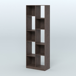 Стеллаж из ДСП серии ЛОФТ №8-1, Дуб Венге