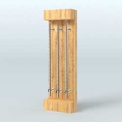 Стенд из ДСП с подсветкой для продажи очков №1 (З/Д), Дуб Золотистый