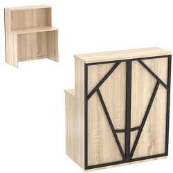 Ресепшен серии ЛОФТ - АЛЬФА №1 (декор №2), Дуб сонома