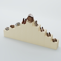 Демо-стенд Ступени-Пирамида №4, Крем Вайс