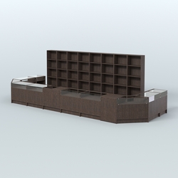 Торговый Островок "Эконом" №9 (15, 2 кв.м), Дуб Венге