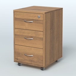 Тумба подкатная Грация, Орех