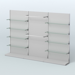 Система ЭЛЕГАНТ №6 пристенная с ДСП (3600 мм), Серый