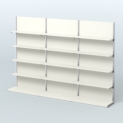 Система ЭЛЕГАНТ №7 пристенная с ДСП (3600 мм), Белый