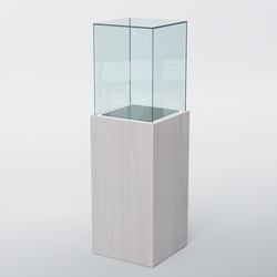 Витрина для музеев "Коллекция" №5А с подсветкой, Ясень Анкор светлый