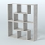 Торговый стеллаж Лофт №2 средний четырех- модульный Метрополитан Грей