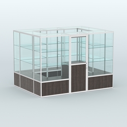 Павильон из профиля островной №1б, Дуб Венге