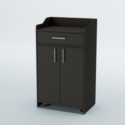 Стойка официанта "Бармен" №5-П передвижная, Черный