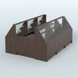 Торговый Островок "Эконом" №20 (5, 45 кв.м), Дуб Венге