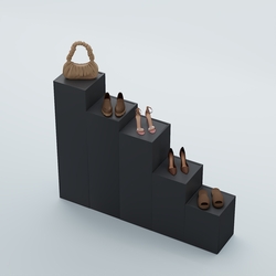 Демо-стенд Ступени-Лестница №4, Антрацит