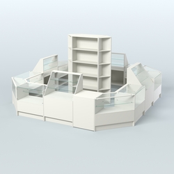 Торговый Островок "Эконом" №3 (16, 95 кв.м), Белый