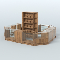 Торговый Островок "Эконом" №14 (13, 3 кв.м), Орех