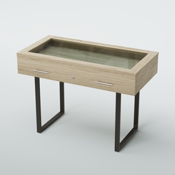 Витрина для музеев "Коллекция" №20, Дуб Сонома