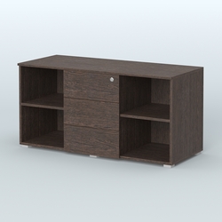 Тумба сервисная Некста, цвет вяз + белый, Дуб Венге