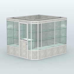 Павильон из профиля угловой №6а (5,5 кв.м), Метрополитан Грей