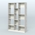 Стеллаж из ДСП серии ЛОФТ №14-1 Метрополитан Грей + Белый