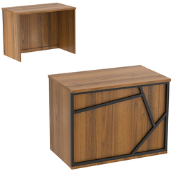 Ресепшен - стол серии ЛОФТ - АЛЬФА №1 (декор №1), Орех