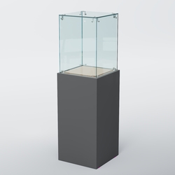 Витрина для музеев "Коллекция" №5 с подсветкой, Темно-Серый