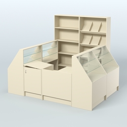 Торговый Островок "Эконом" №18 (5, 5 кв.м), Крем Вайс