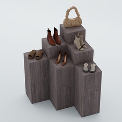 Демо-стенд Ступени-Шаг №2, Ясень Анкор темный