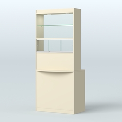 Витрина-прилавок Аптека №3, Крем Вайс