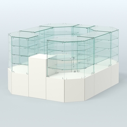 Павильон ИСТРА в центр зала №2а (закрытый) (4, 94 кв.м), Белый