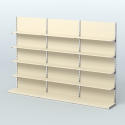 Система ЭЛЕГАНТ №7 пристенная с ДСП (3600 мм), Крем Вайс