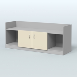 Тумба Виенсо, Серый + Крем Вайс