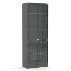 Шкаф-витрина офисный ШВ-51, Черный