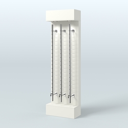 Стенд из ДСП с подсветкой для продажи очков №1 (З/Д), Белый