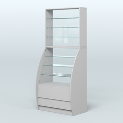 Витрина БРИЗ №1-900, Серый